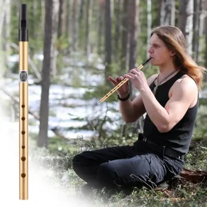 Fun & Colorful Beginner-Friendly Tin Penny Whistle