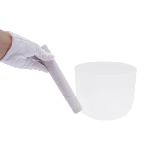 White Crystal Singing Bowl Solar Plexus Chakra