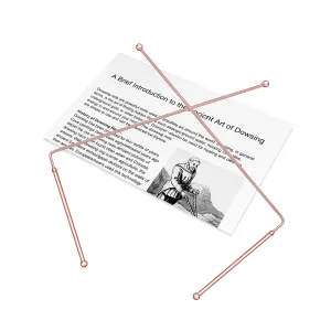 2pcs Pure Copper Dowsing Rod
