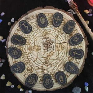 Rune Stones Set With Runes Book