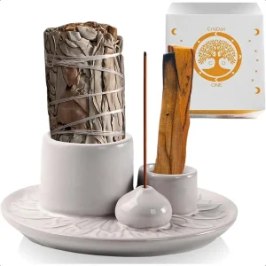 4in1 Palo Santo Holder Sage and Incense Stick Burner